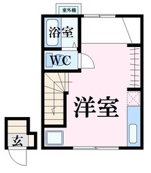 広島駅 徒歩17分 2階の物件間取画像